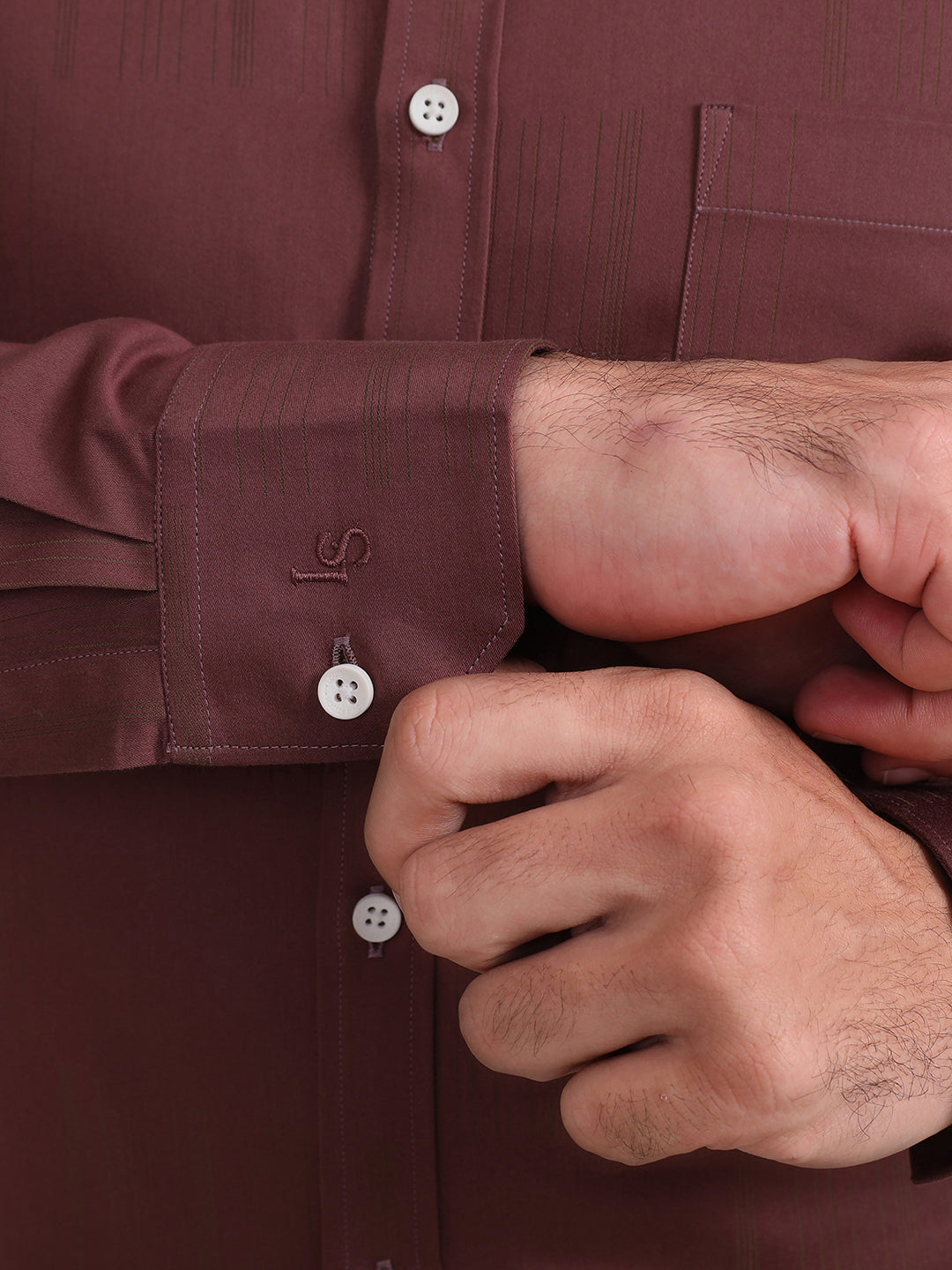 Regular Fit Formal Shirts For Men Perfectly Handfinished Collar & Cuffs