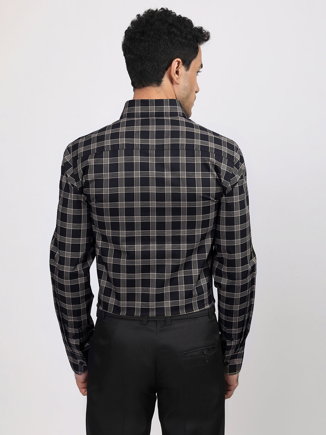 Regular Fit Formal Shirts For Men Perfectly Handfinished Collar & Cuffs