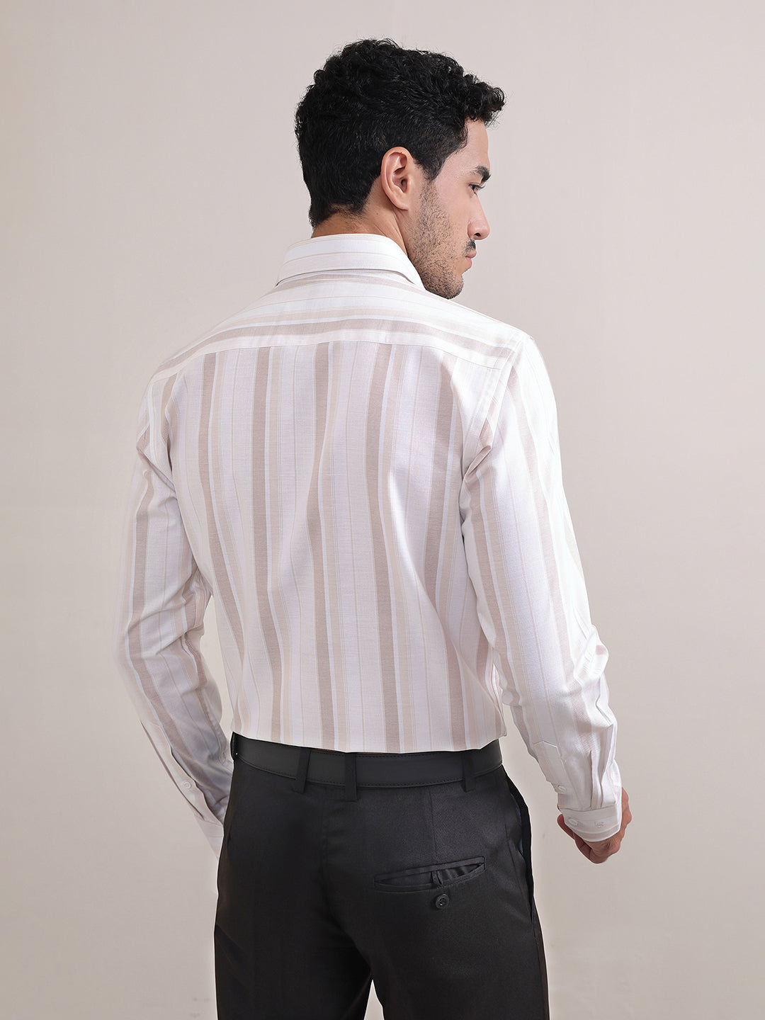 Regular Fit Formal Shirts For Men Perfectly Handfinished Collar & Cuffs