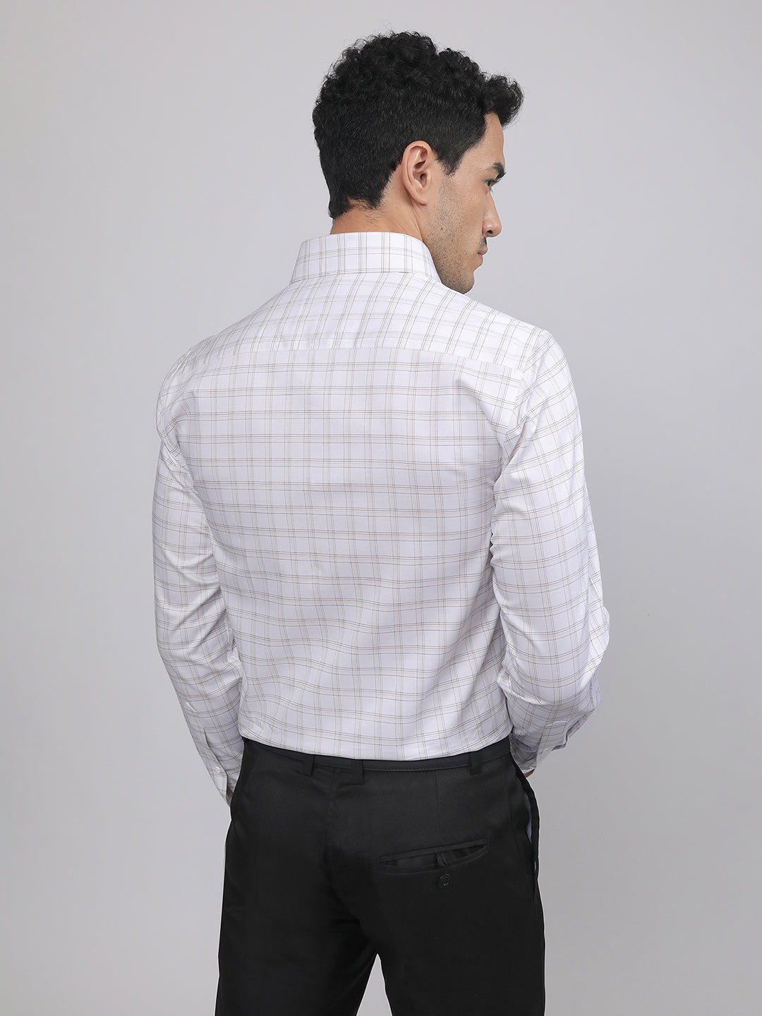 Regular Fit Formal Shirts For Men Perfectly Handfinished Collar & Cuffs