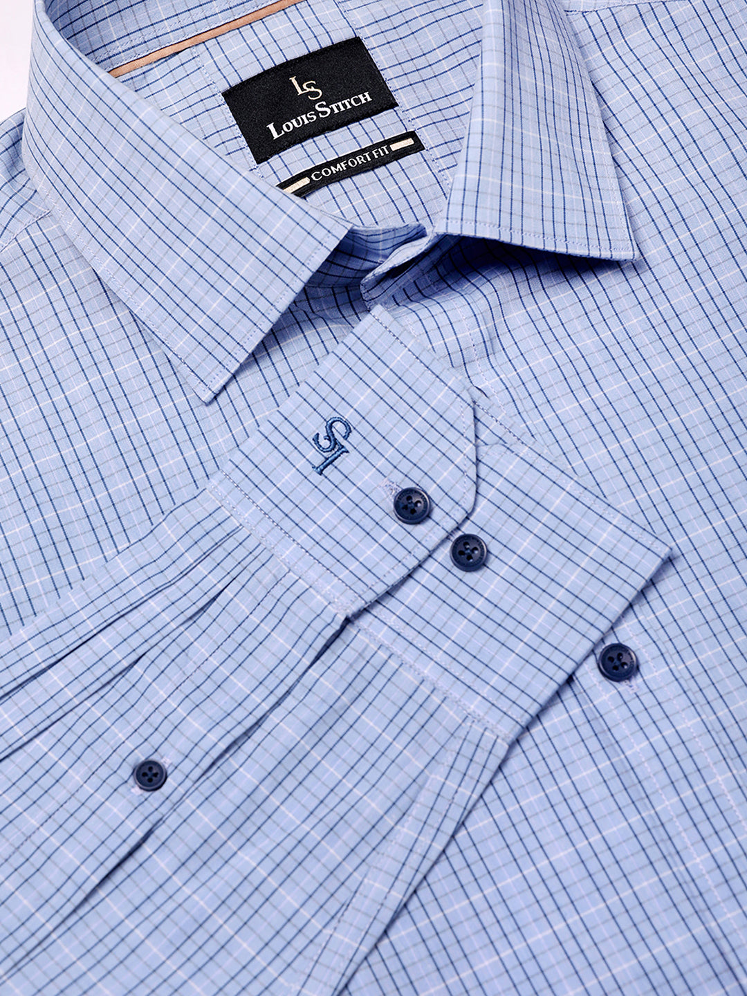 Regular Fit Formal Shirts For Men Perfectly Handfinished Collar & Cuffs