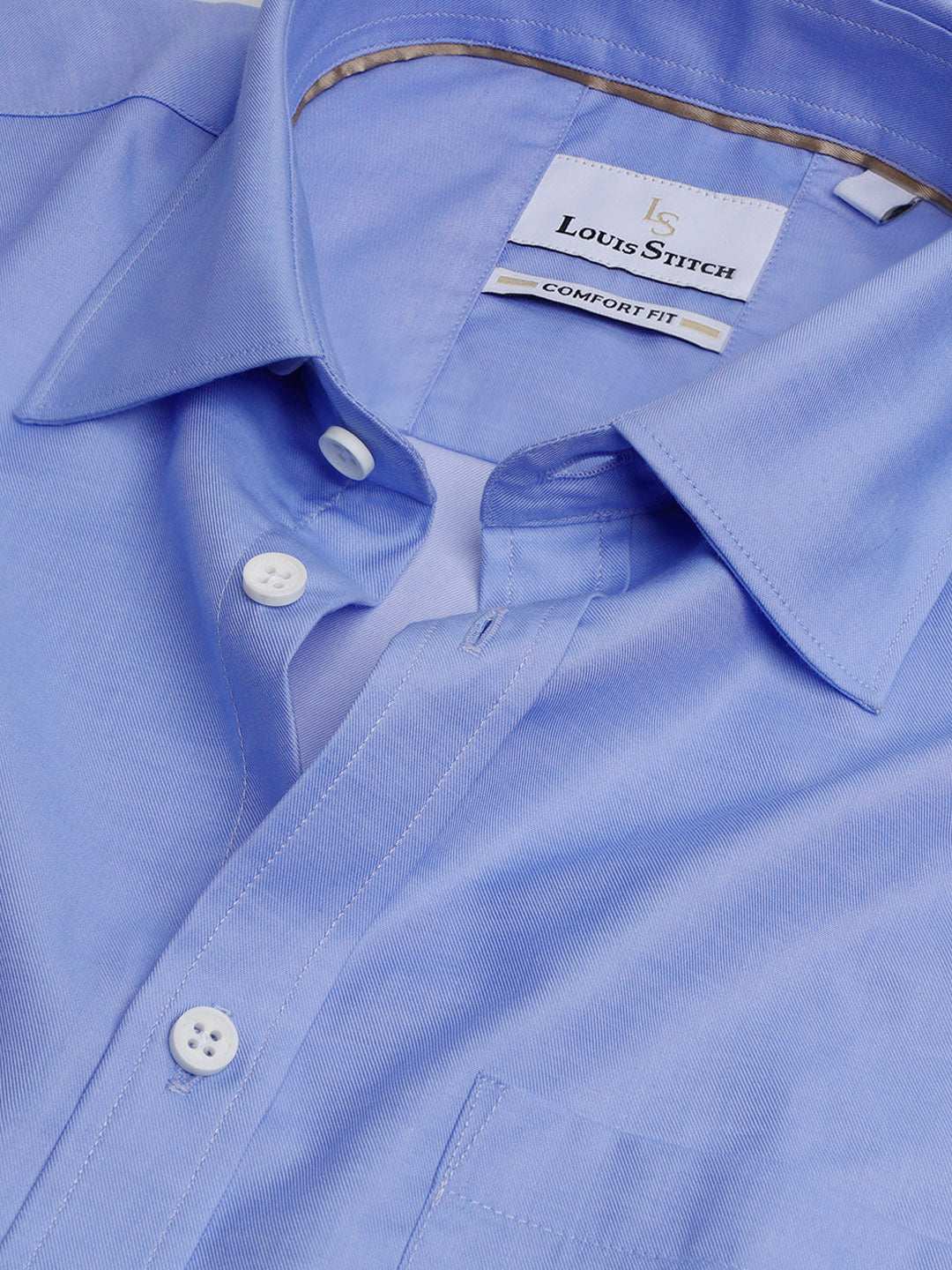 Regular Fit Formal Shirts For Men Perfectly Handfinished Collar & Cuffs