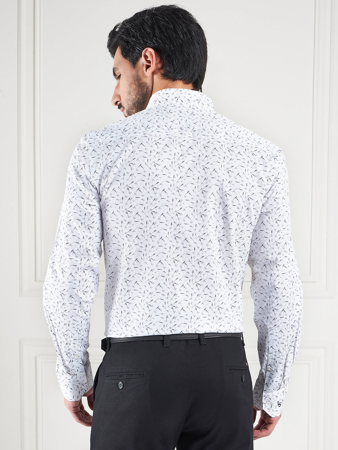 Regular Fit Floral Multi-Color Shirt For Men