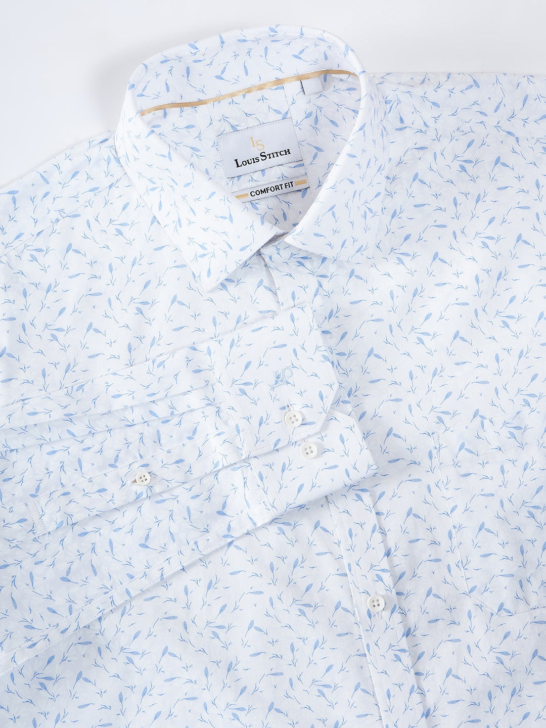 Regular Fit Floral Multi-Color Shirt For Men