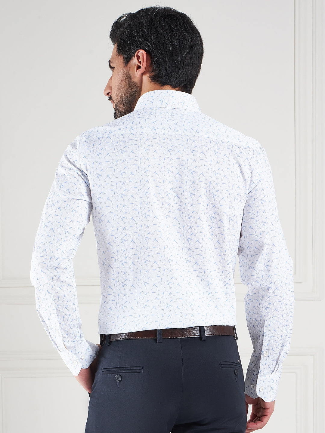 Regular Fit Floral Multi-Color Shirt For Men