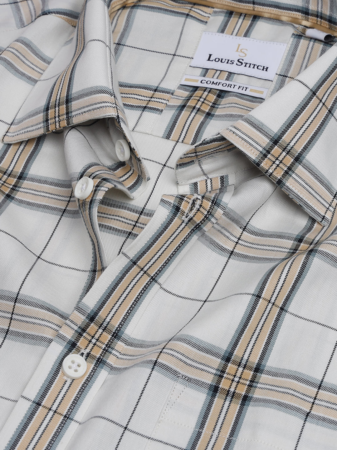Regular Fit Formal Shirts For Men Perfectly Handfinished Collar & Cuffs