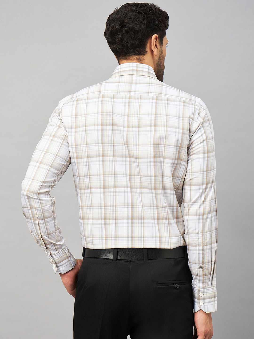 Regular Fit Formal Shirts For Men Perfectly Handfinished Collar & Cuffs