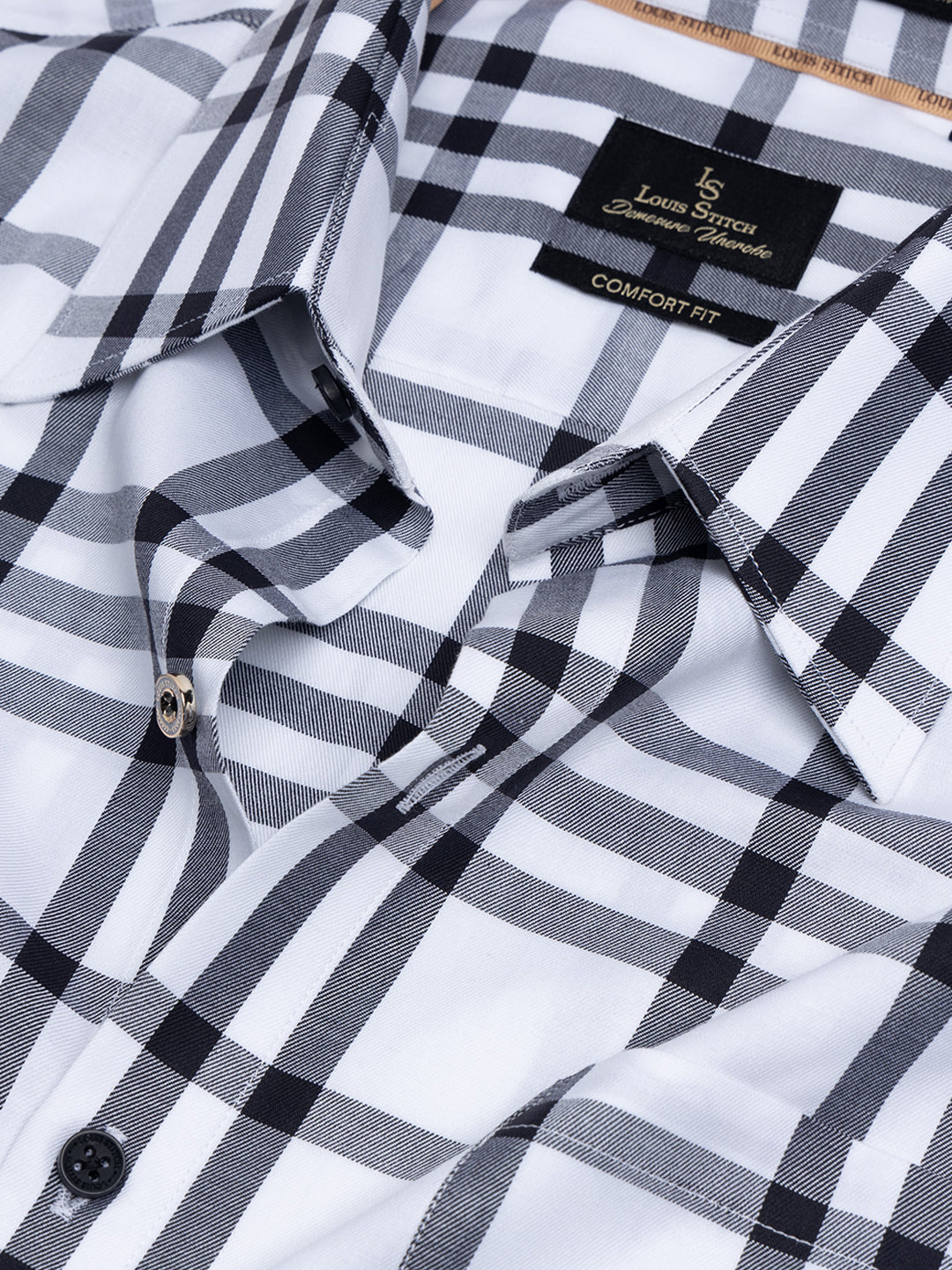 Regular Fit Formal Shirts For Men Perfectly Handfinished Collar & Cuffs
