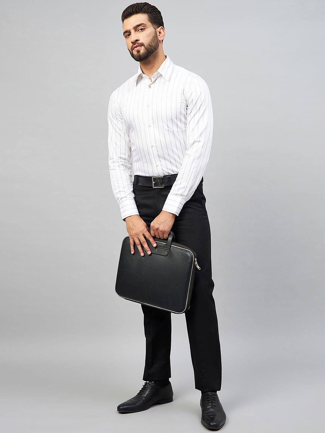 Regular Fit Formal Shirts For Men Perfectly Handfinished Collar & Cuffs