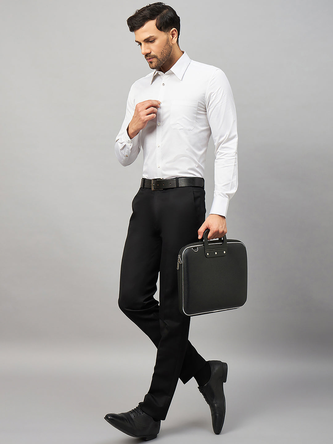 Regular Fit Formal Shirts For Men Perfectly Handfinished Collar & Cuffs