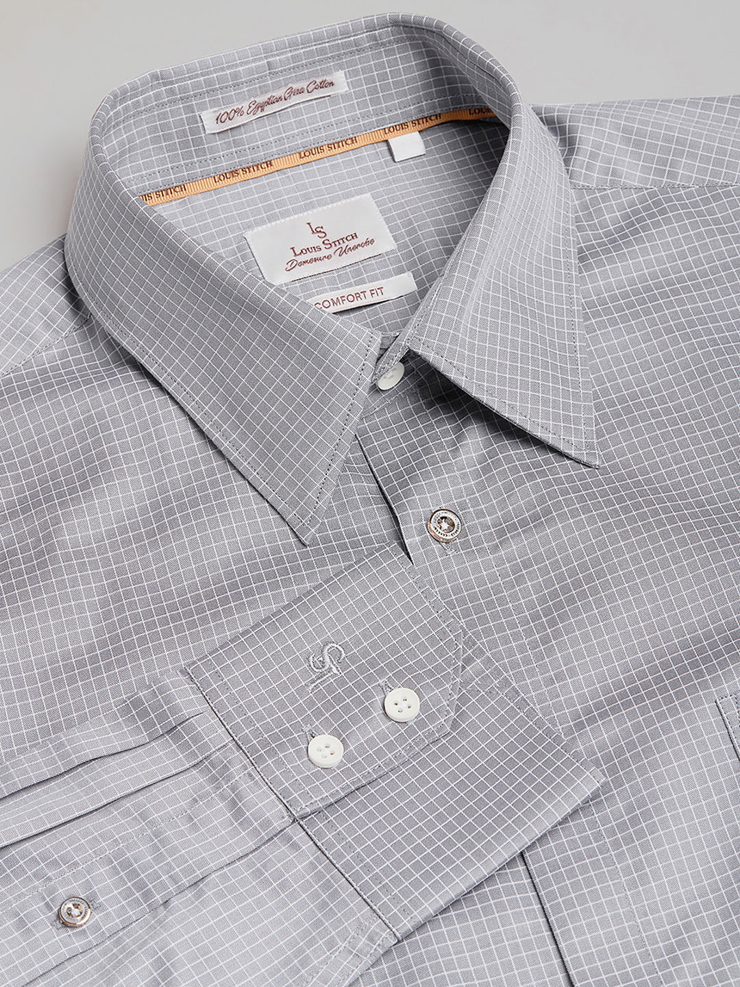 Regular Fit Formal Shirts For Men Perfectly Handfinished Collar & Cuffs