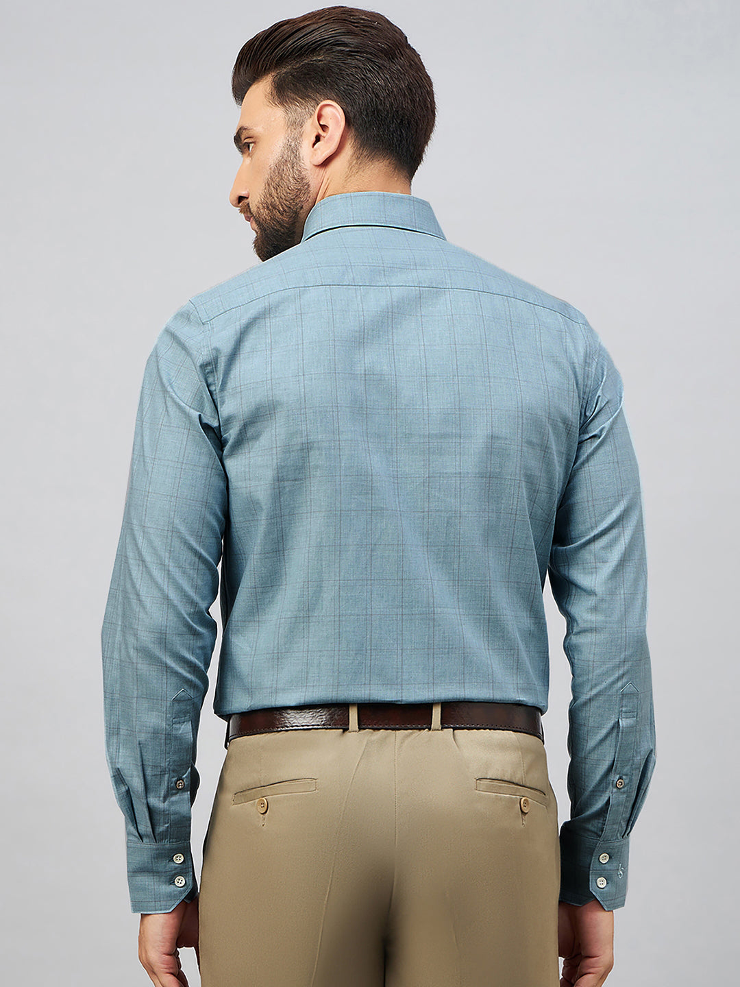Regular Fit Formal Shirts For Men Perfectly Handfinished Collar & Cuffs
