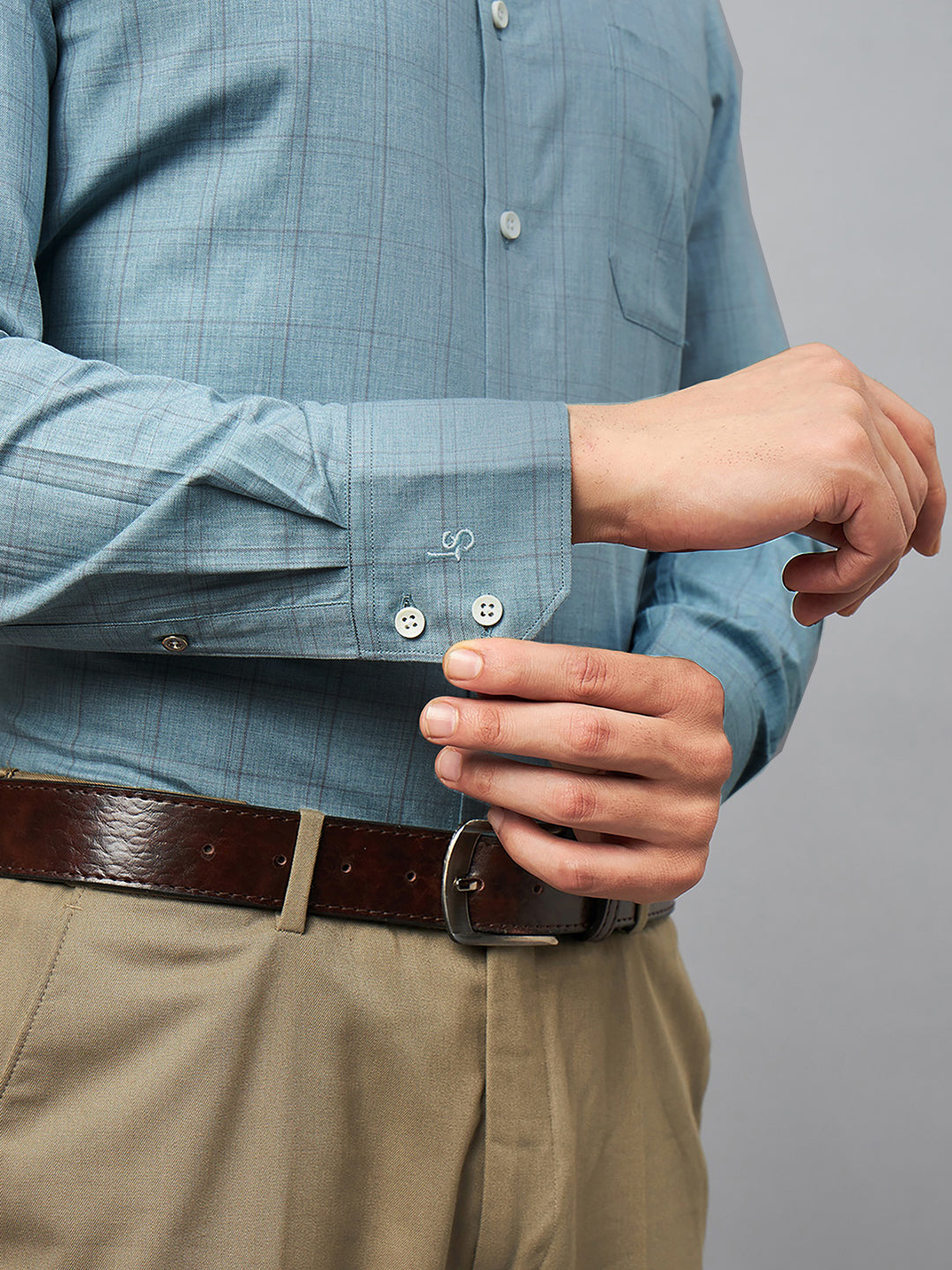 Regular Fit Formal Shirts For Men Perfectly Handfinished Collar & Cuffs