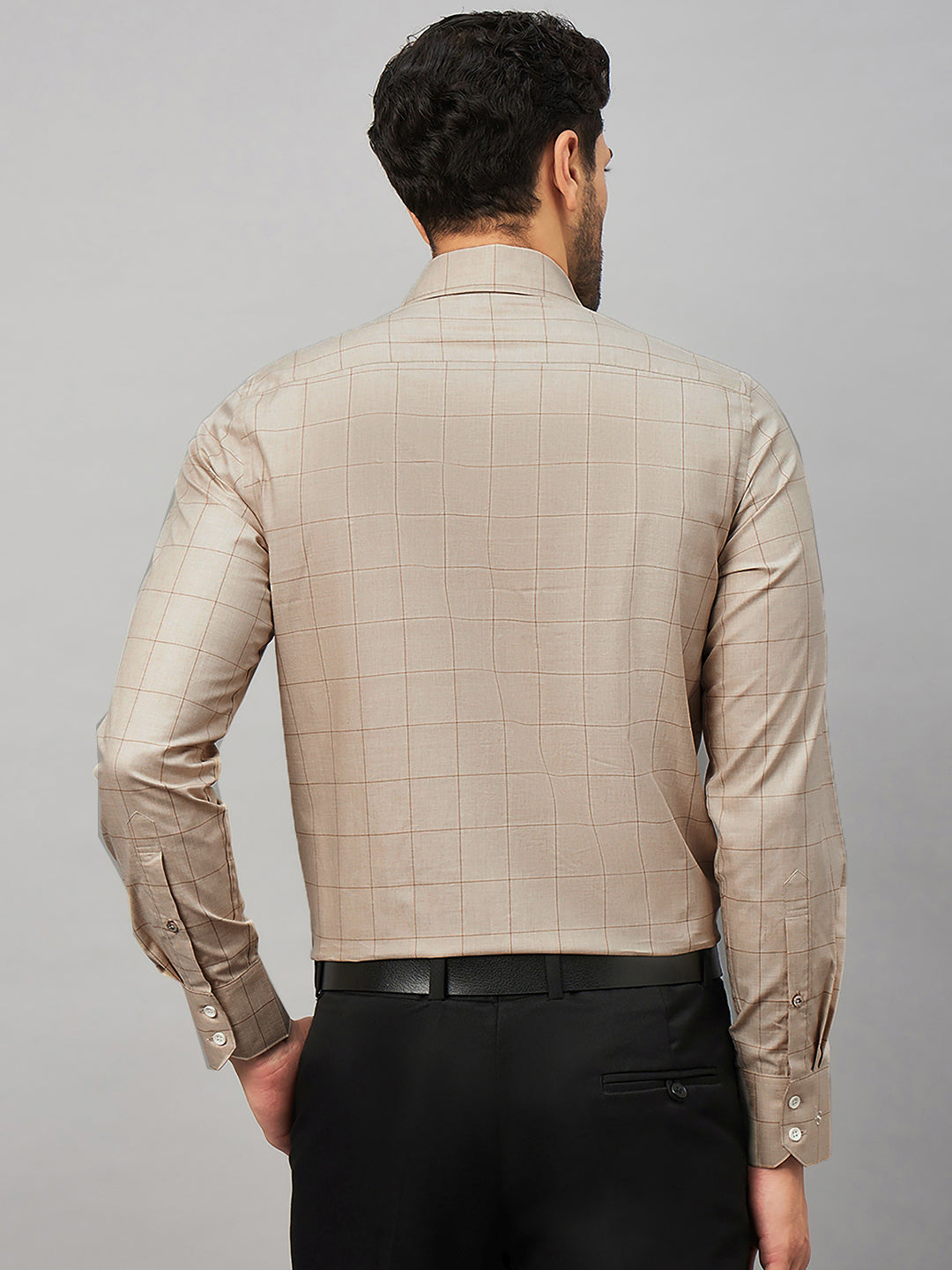 Regular Fit Formal Shirts For Men Perfectly Handfinished Collar & Cuffs