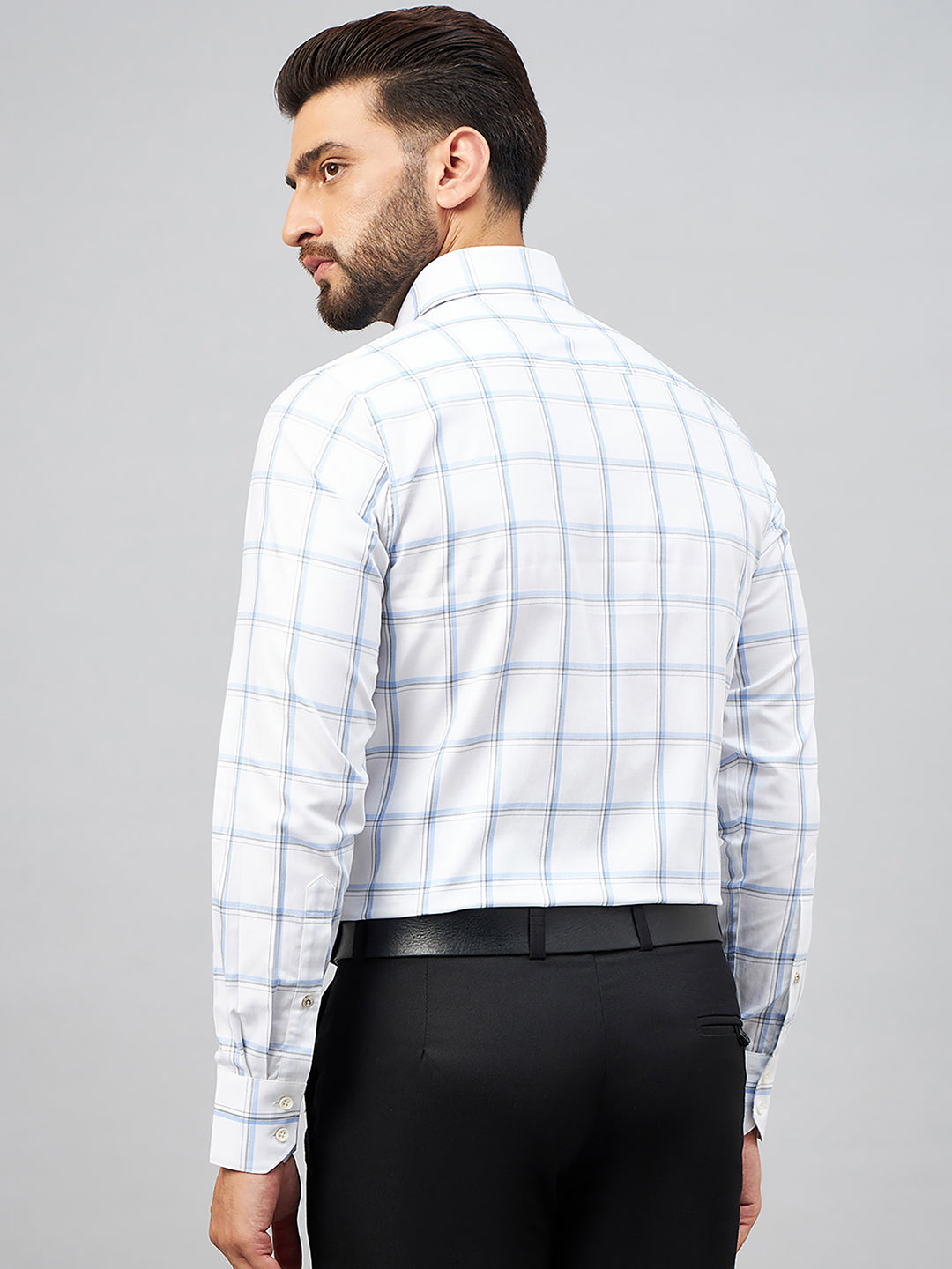 Regular Fit Formal Shirts For Men Perfectly Handfinished Collar & Cuffs