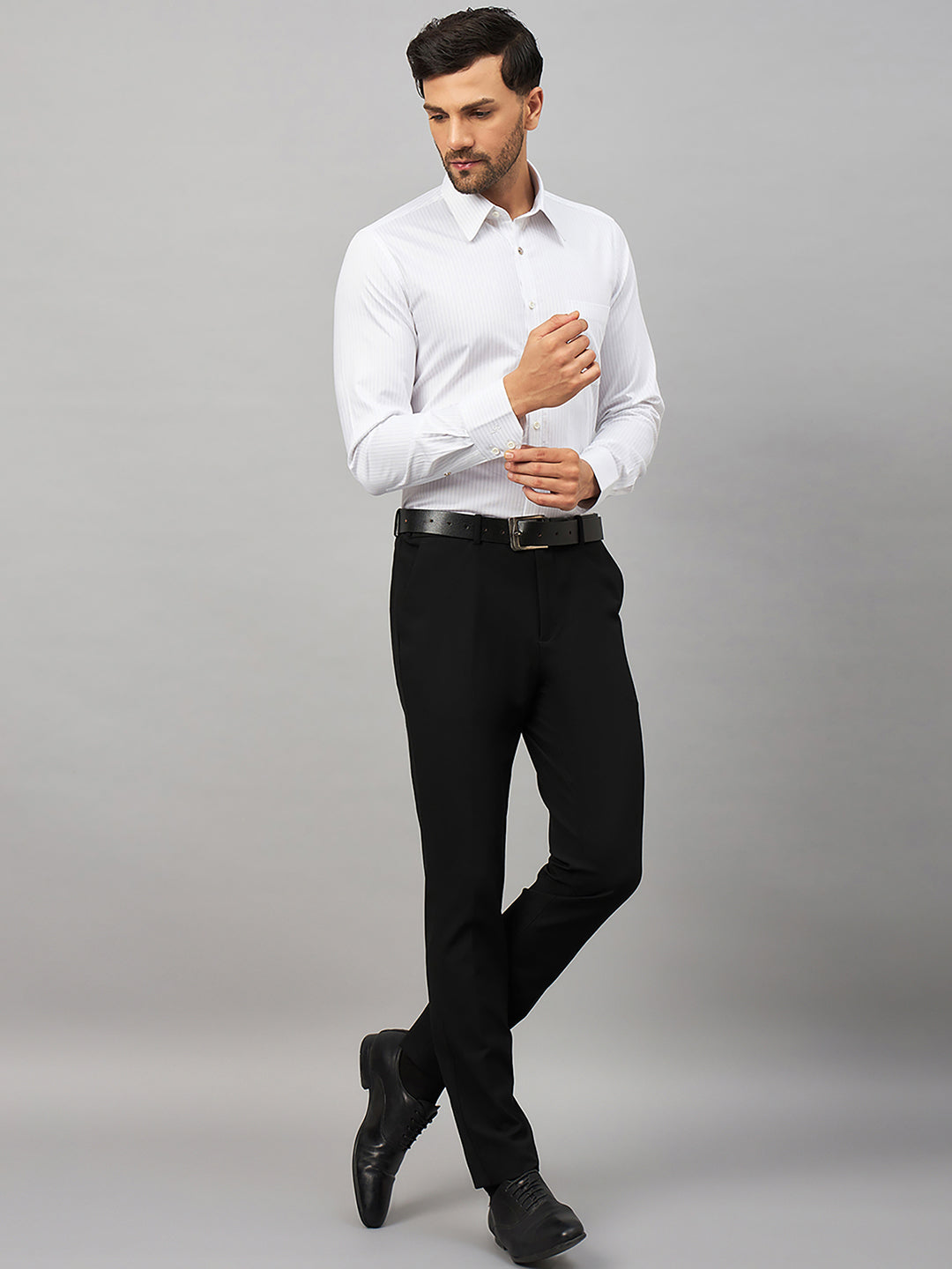 Regular Fit Formal Shirts For Men Perfectly Handfinished Collar & Cuffs
