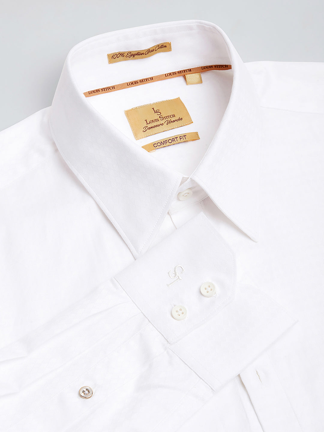 Regular Fit Formal Shirts For Men Perfectly Handfinished Collar & Cuffs