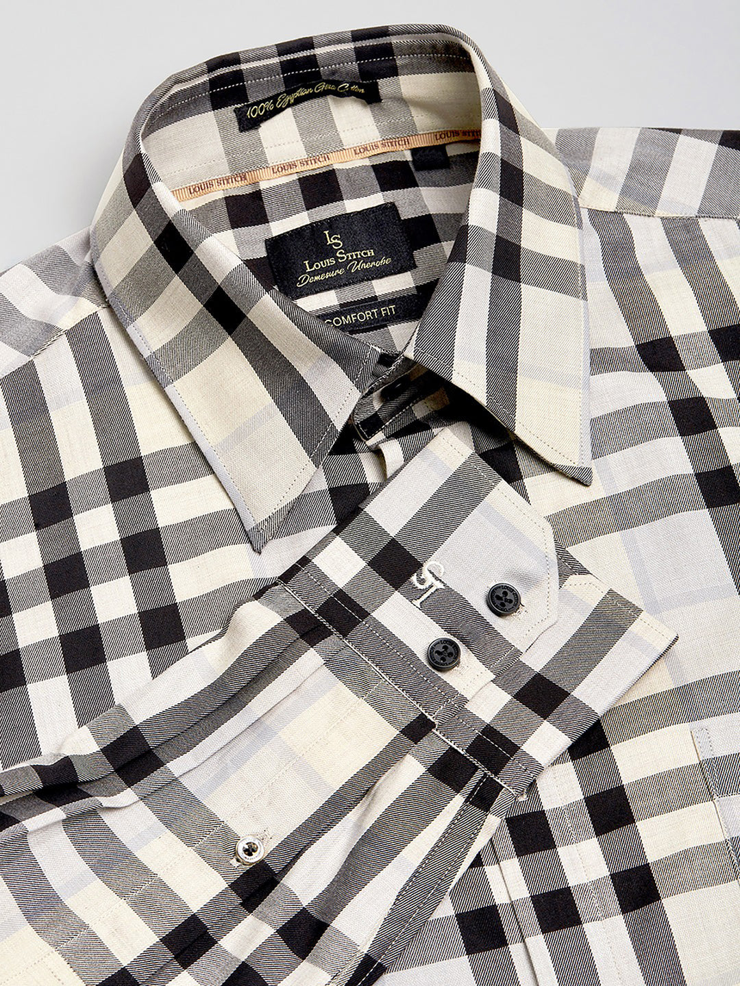 Regular Fit Formal Shirts For Men Perfectly Handfinished Collar & Cuffs
