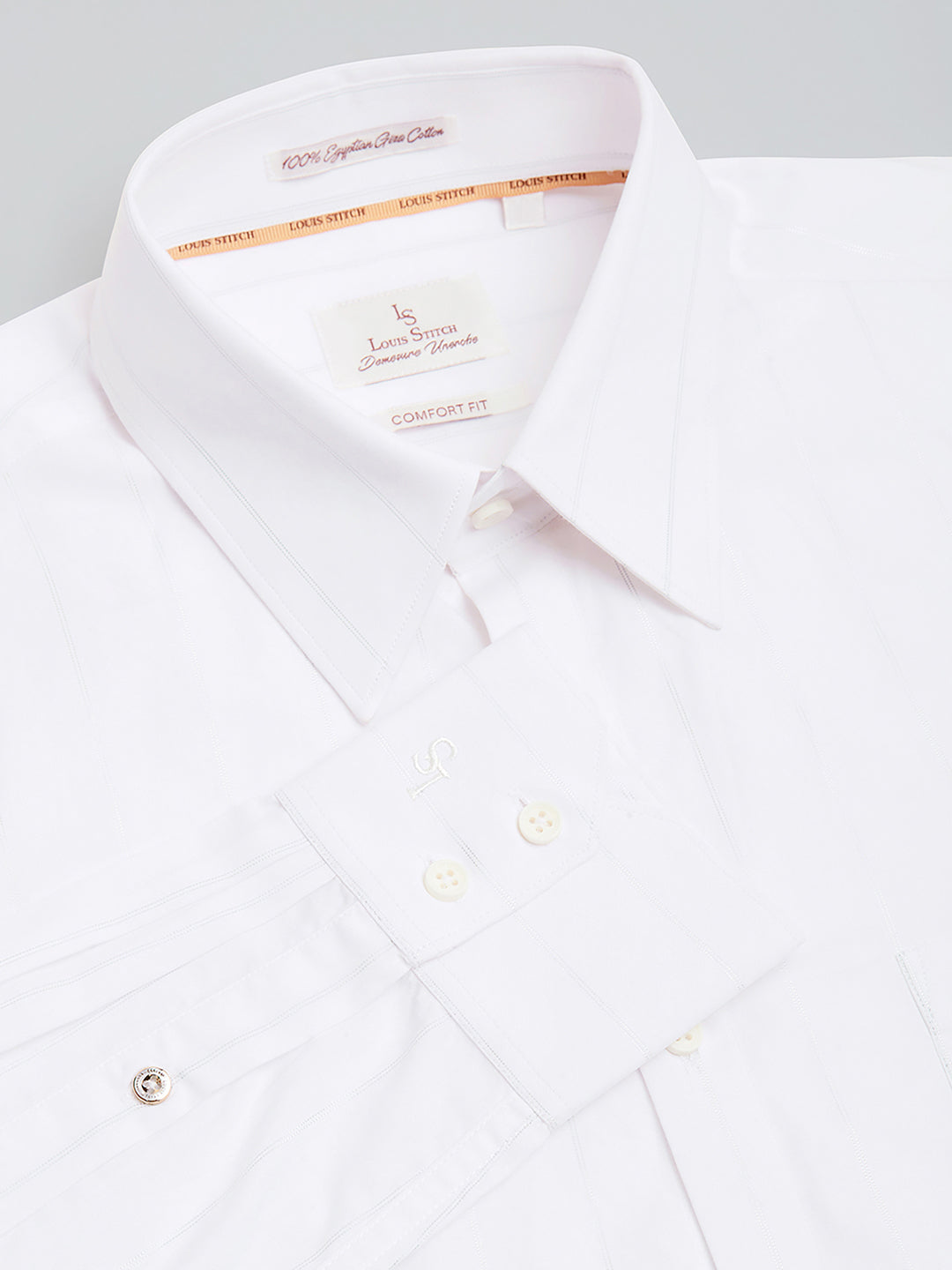 Regular Fit Formal Shirts For Men Perfectly Handfinished Collar & Cuffs