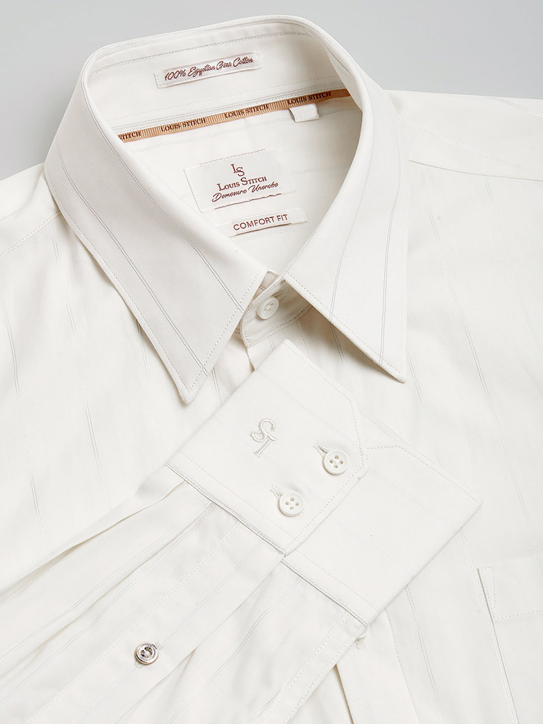 Regular Fit Formal Shirts For Men Perfectly Handfinished Collar & Cuffs