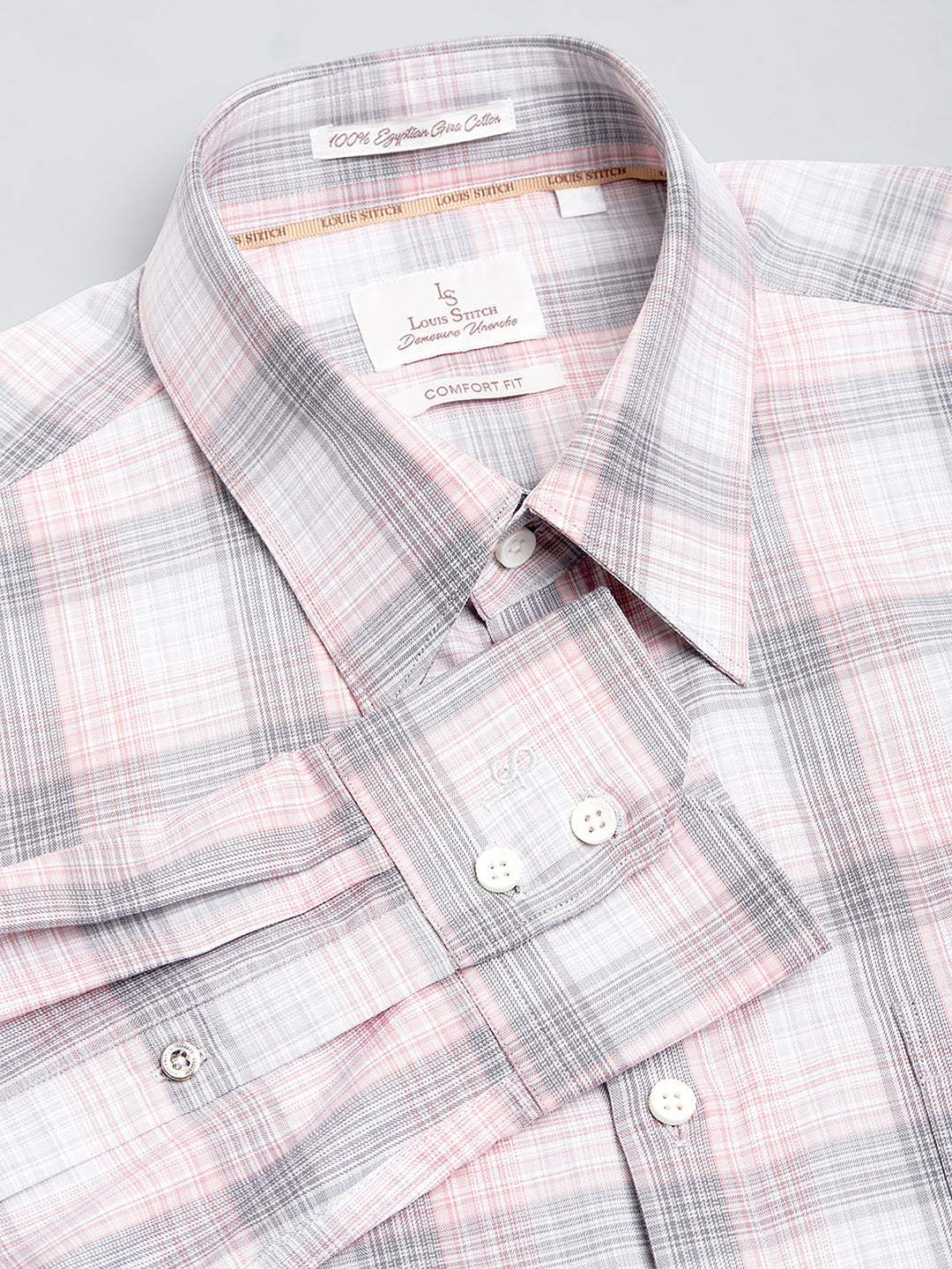 Regular Fit Formal Shirts For Men Perfectly Handfinished Collar & Cuffs