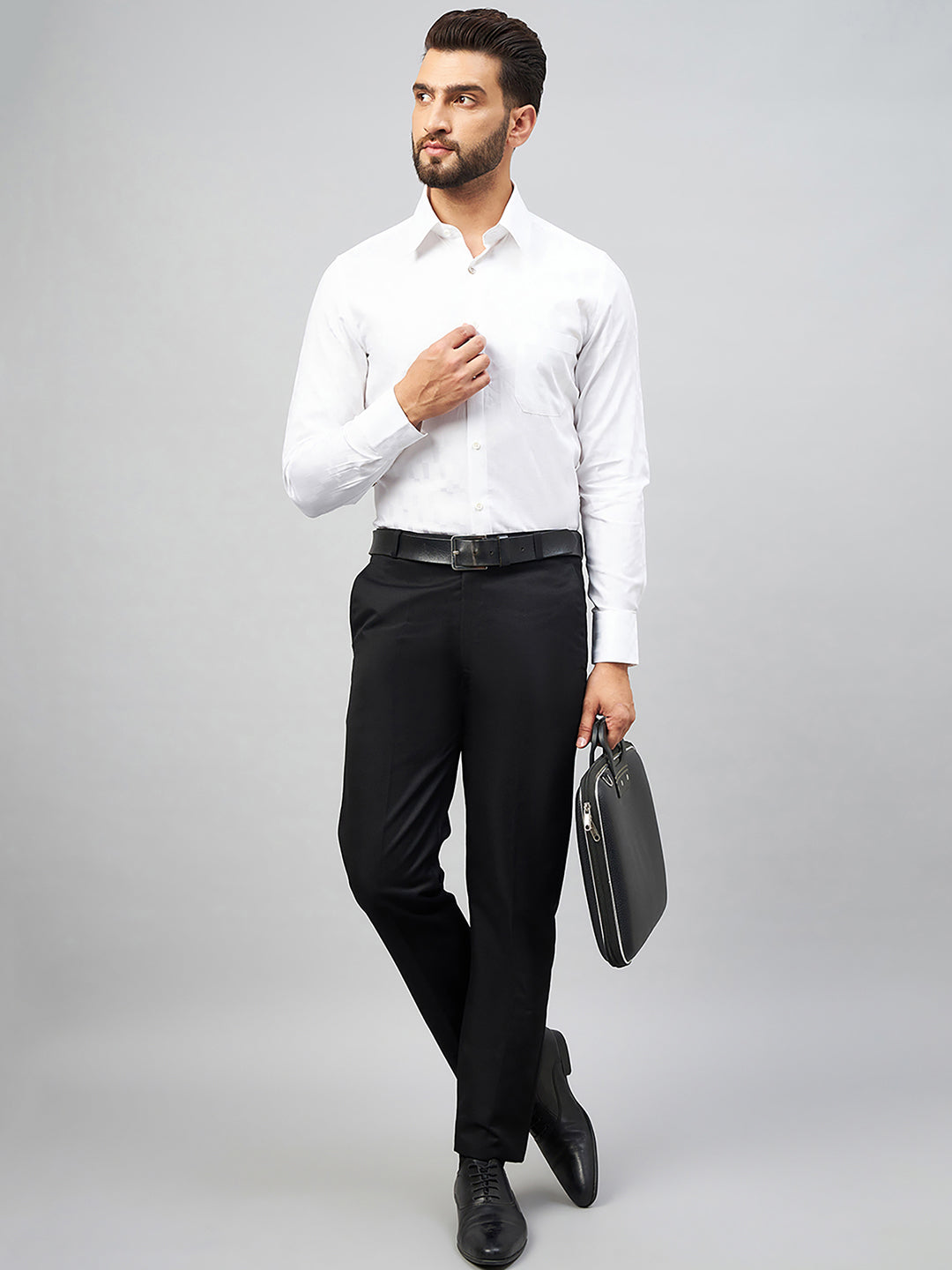 Regular Fit Formal Shirts For Men Perfectly Handfinished Collar & Cuffs