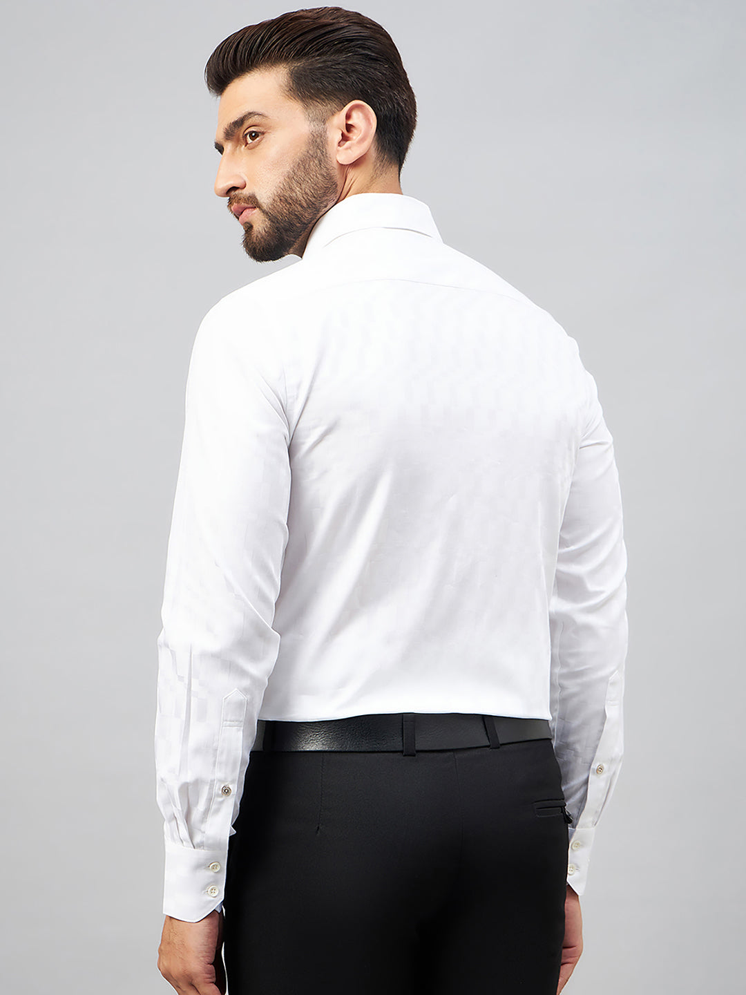 Regular Fit Formal Shirts For Men Perfectly Handfinished Collar & Cuffs