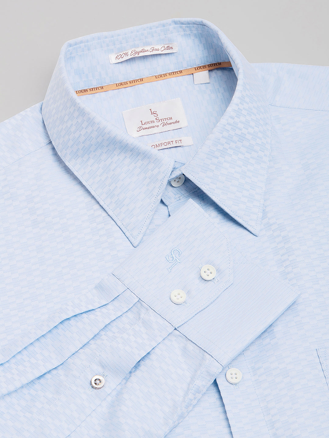 Regular Fit Formal Shirts For Men Perfectly Handfinished Collar & Cuffs
