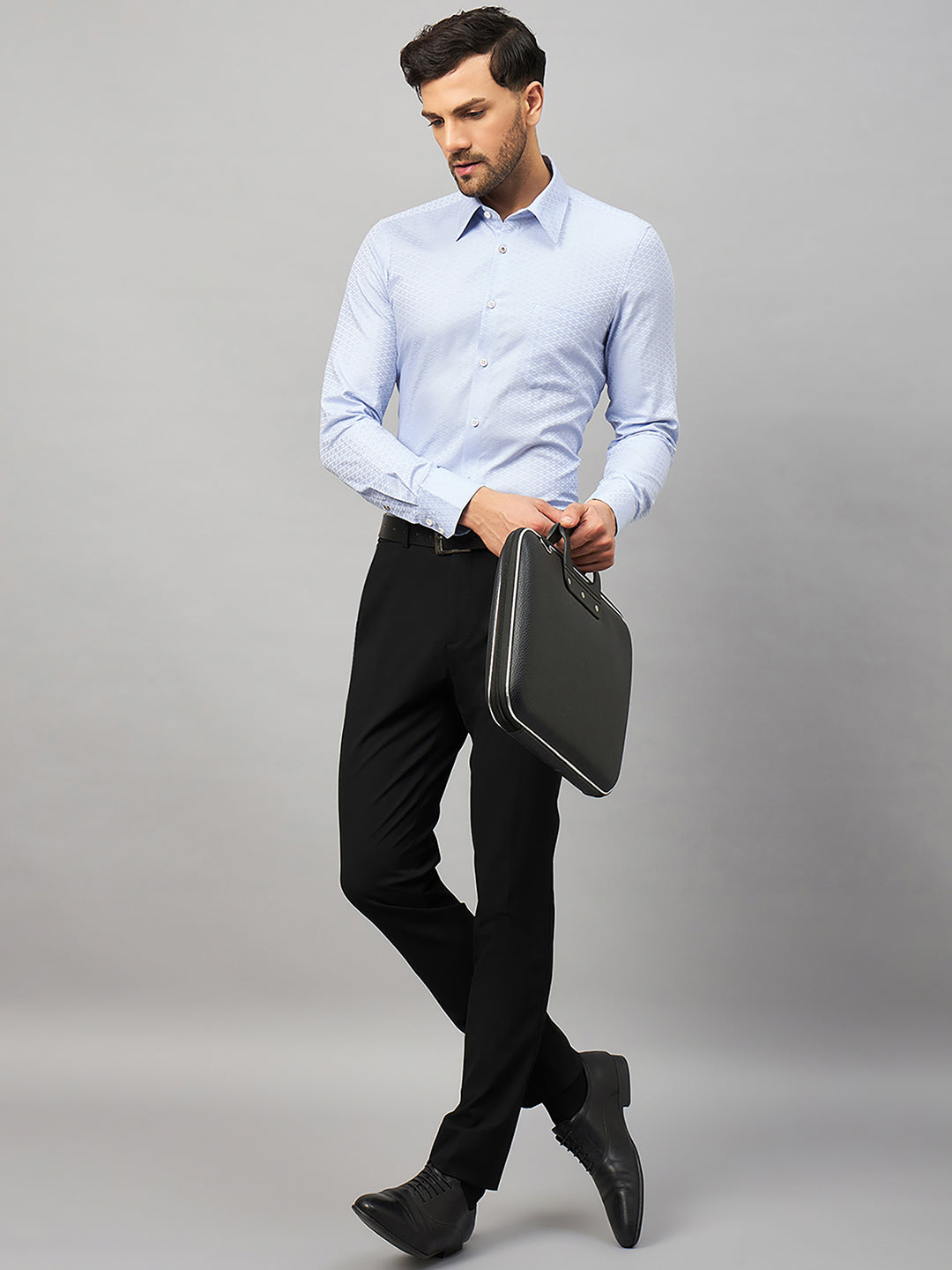 Regular Fit Formal Shirts For Men Perfectly Handfinished Collar & Cuffs