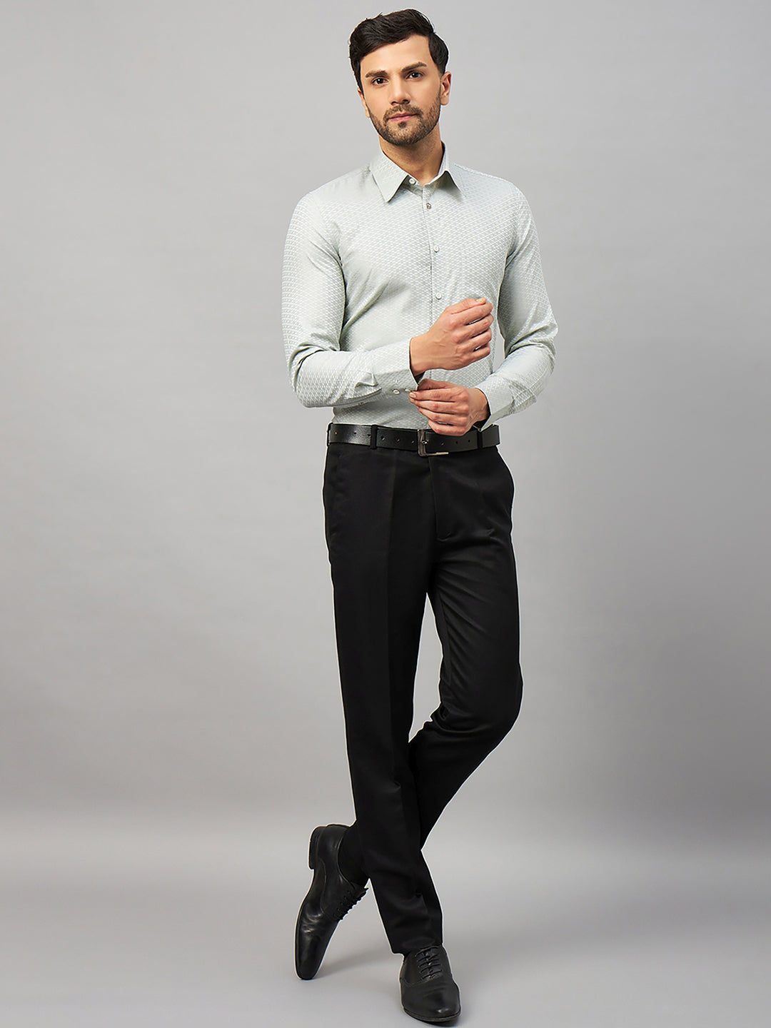Regular Fit Formal Shirts For Men Perfectly Handfinished Collar & Cuffs