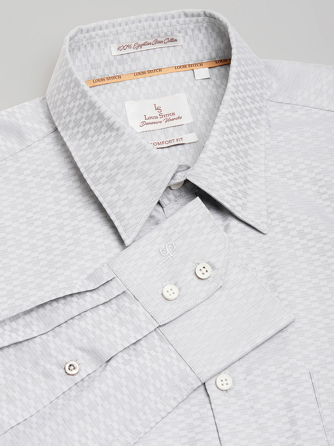Regular Fit Formal Shirts For Men Perfectly Handfinished Collar & Cuffs