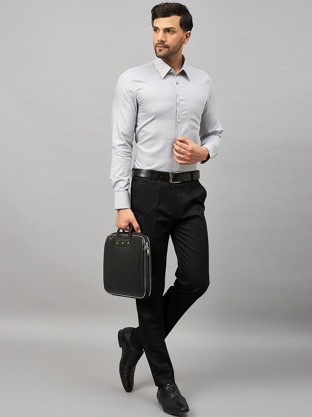 Regular Fit Formal Shirts For Men Perfectly Handfinished Collar & Cuffs