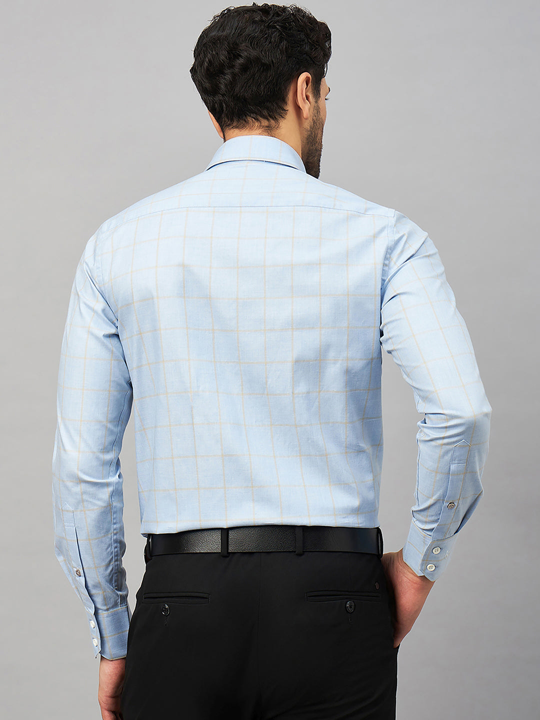 Regular Fit Formal Shirts For Men Perfectly Handfinished Collar & Cuffs