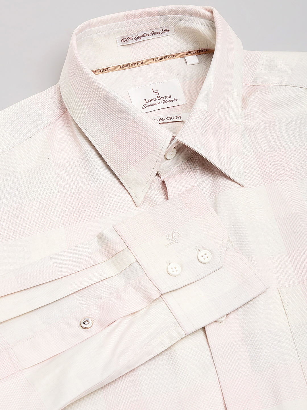 Regular Fit Formal Shirts For Men Perfectly Handfinished Collar & Cuffs