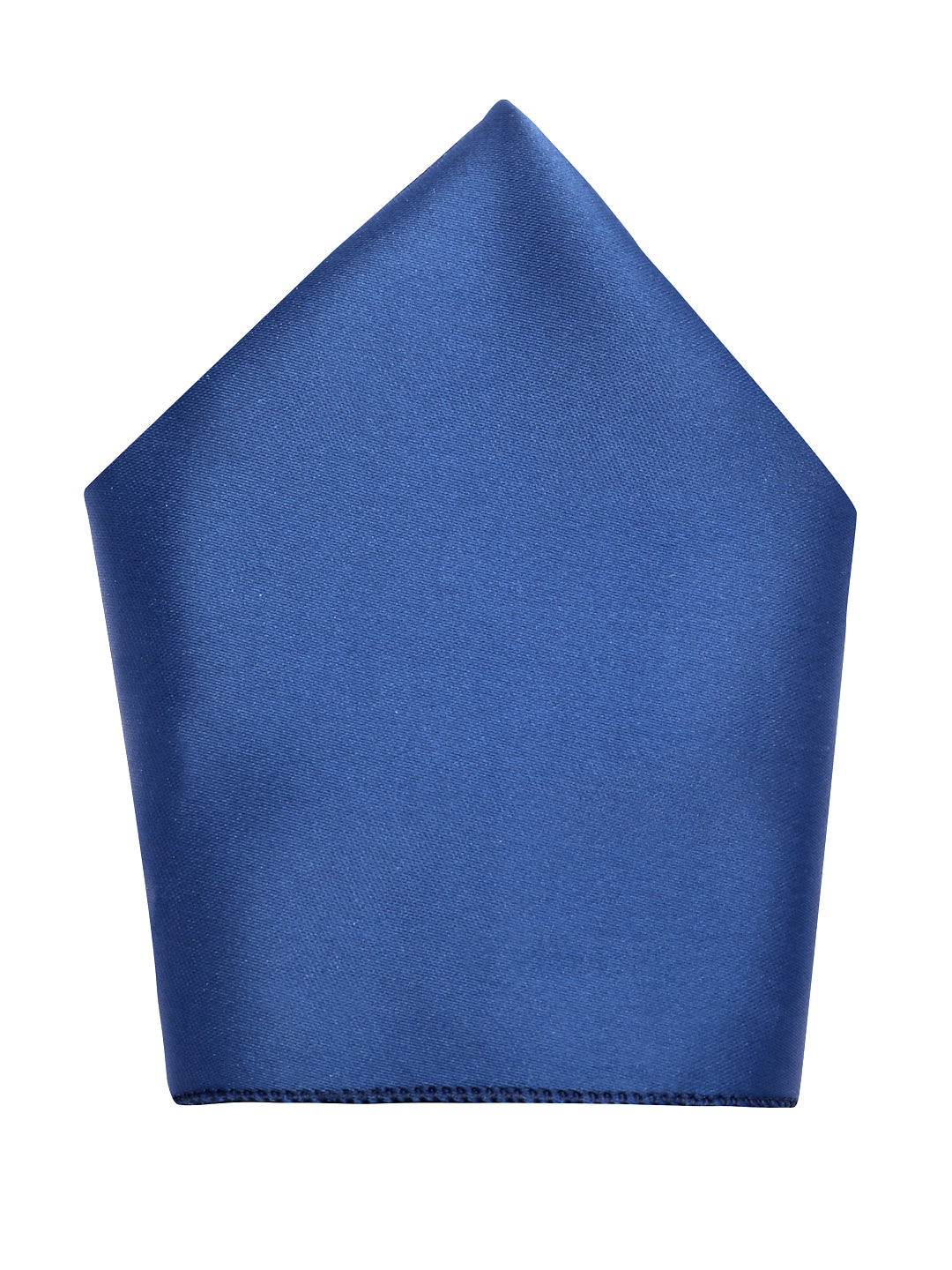 Blue Luxury Italian Silk Necktie Set With Pocket Square Cufflinks Brooch Chrome Tie pin