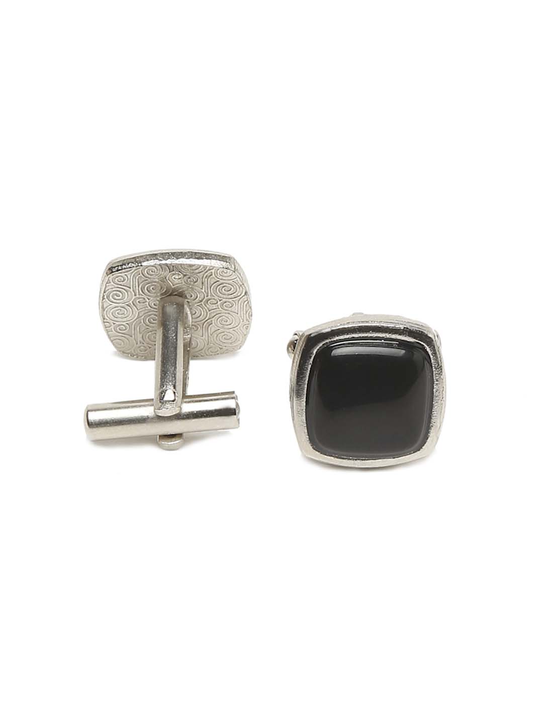 Silver Luxury Italian Silk Necktie Set With Pocket Square Cufflinks Brooch Gold Tie pin