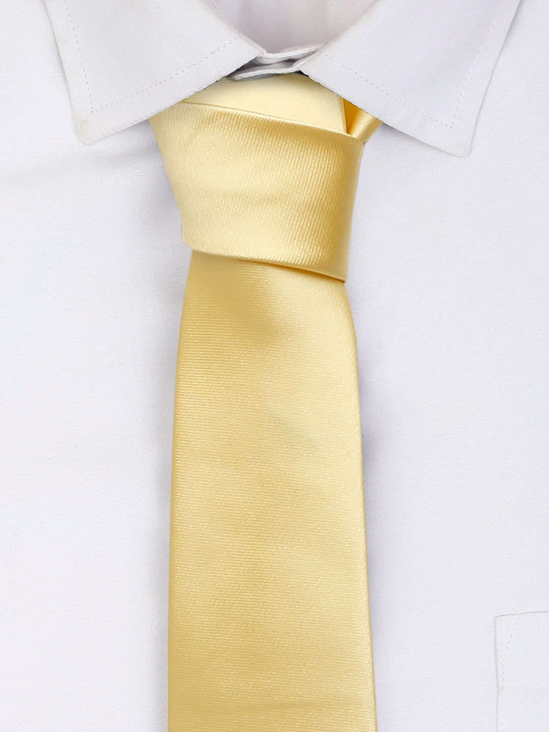 Yellow Luxury Italian Silk Necktie Set With Pocket Square Cufflinks Brooch Gold Tie pin
