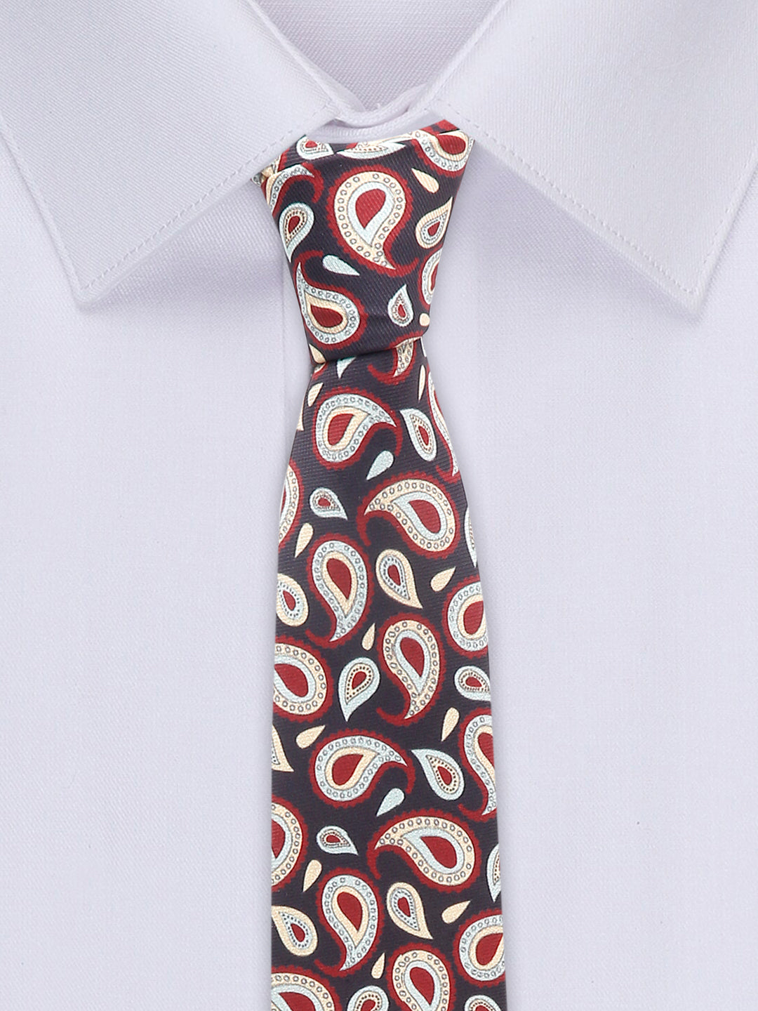 Sable Black Luxury Italian Silk Necktie Set With Pocket Square Cufflinks Brooch Chrome Tie pin