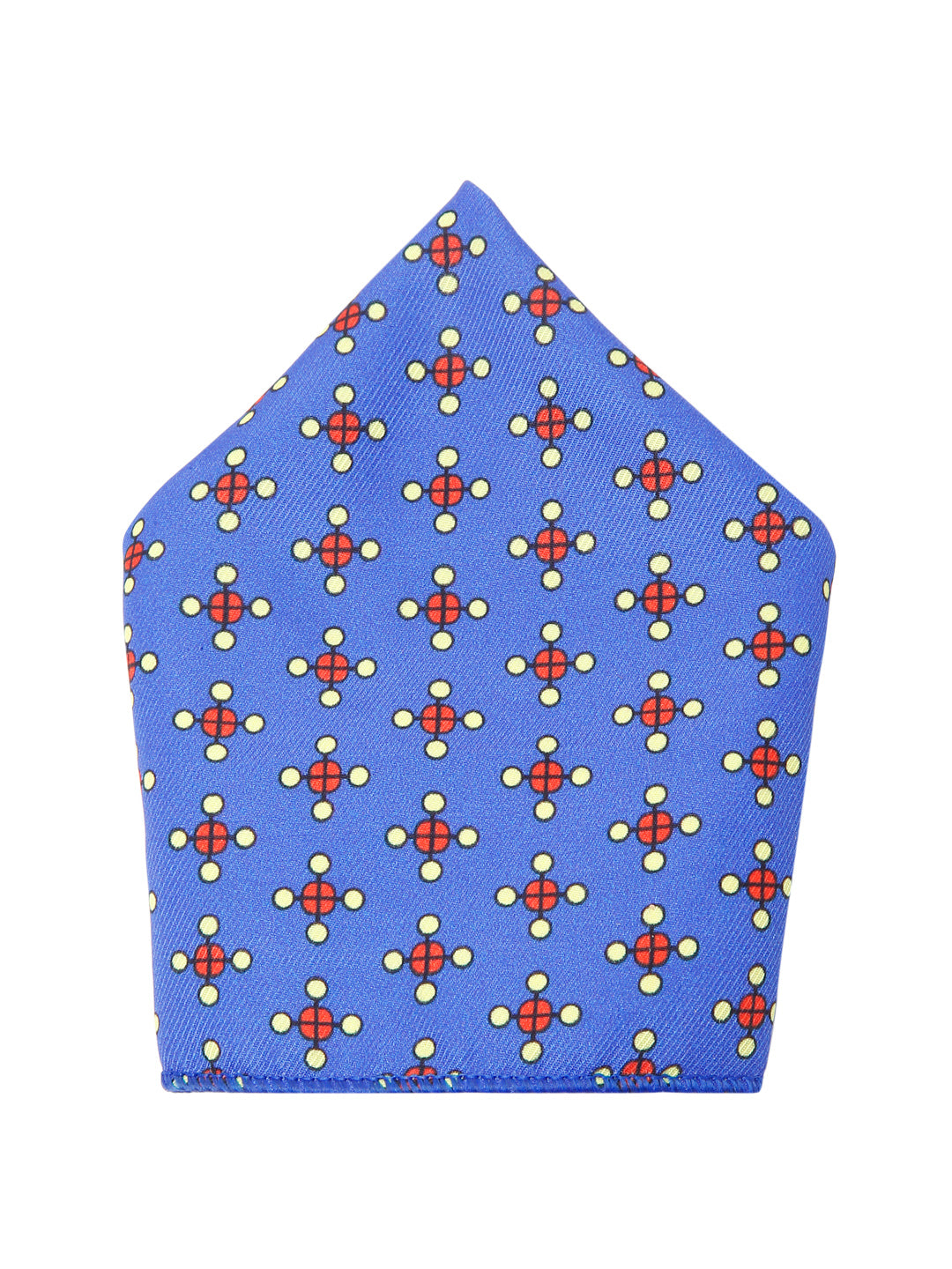Cornflower Blue Luxury Italian Silk Necktie Set With Pocket Square Cufflinks Brooch Gold Tie pin