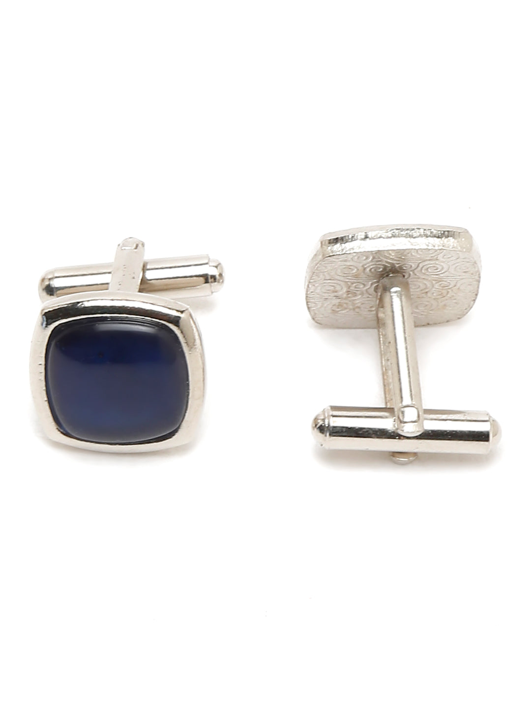 Baby Blue Luxury Italian Silk Necktie Set With Pocket Square Cufflinks Brooch Chrome Tie pin