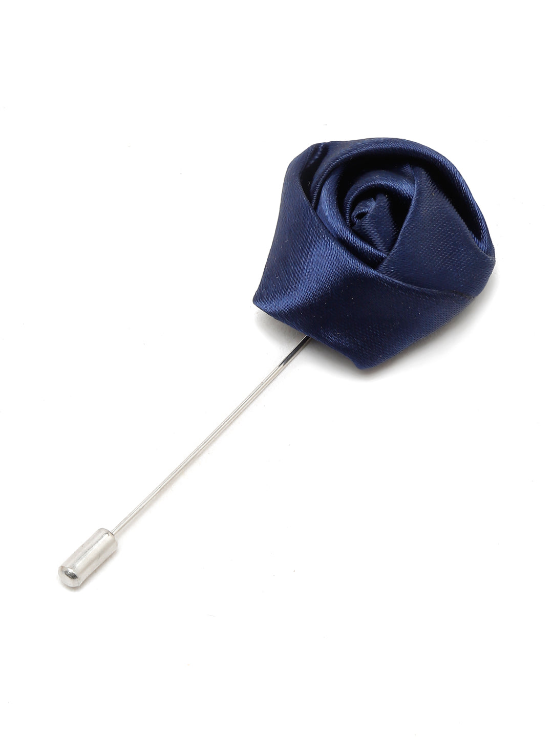 Baby Blue Luxury Italian Silk Necktie Set With Pocket Square Cufflinks Brooch Chrome Tie pin