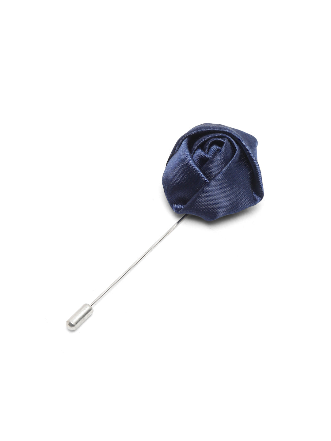 Aegean Blue Luxury Italian Silk Necktie Set With Pocket Square Cufflinks Brooch Gold Tie pin