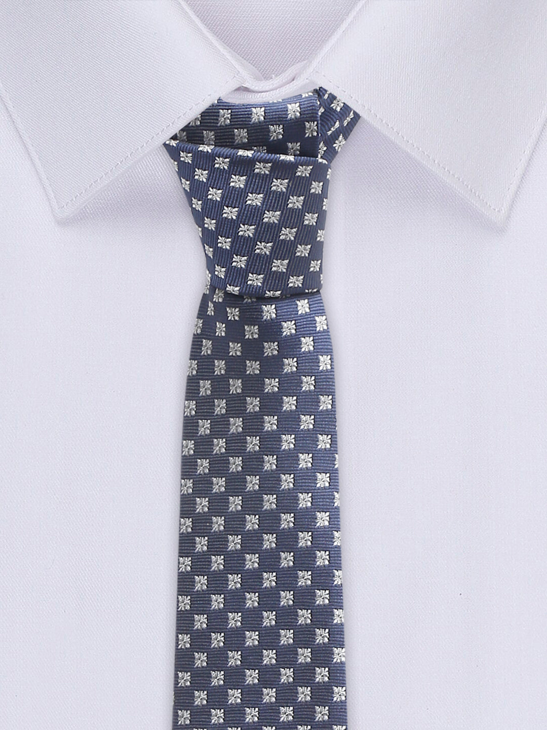 Aegean Blue Luxury Italian Silk Necktie Set With Pocket Square Cufflinks Brooch Gold Tie pin