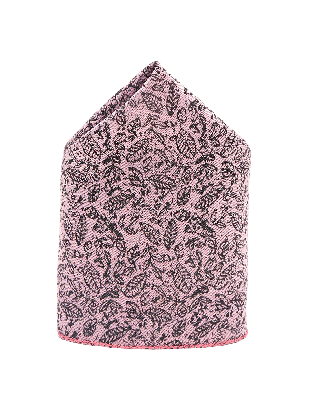 Baby Pink Luxury Italian Silk Necktie Set With Pocket Square Chrome Tie pin