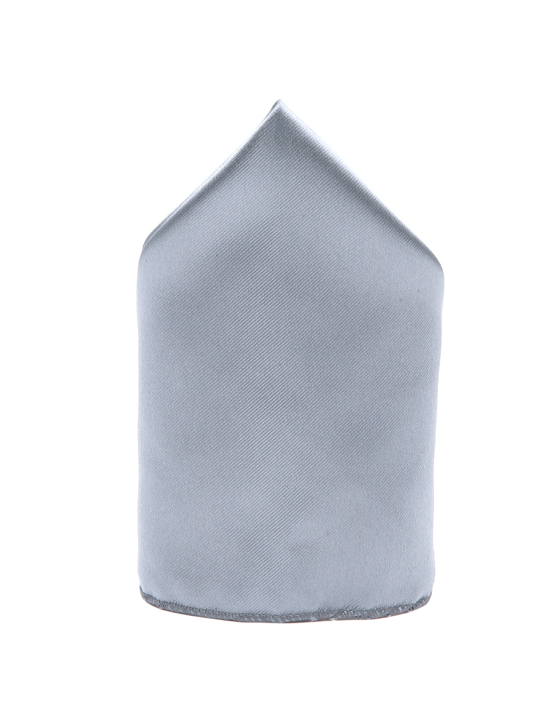 Roasted Grey Luxury Italian Silk Necktie Set With Pocket Square Chrome Tie pin