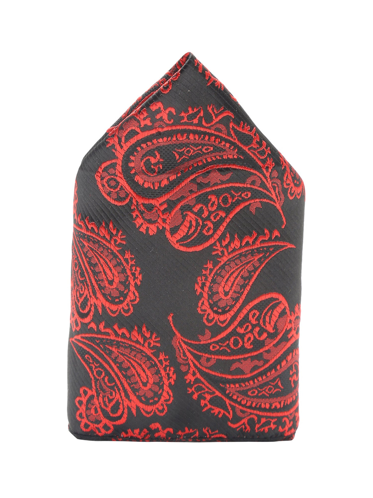 Imperial Red Luxury Italian Silk Necktie Set With Pocket Square Cufflinks Brooch Gold Tie pin