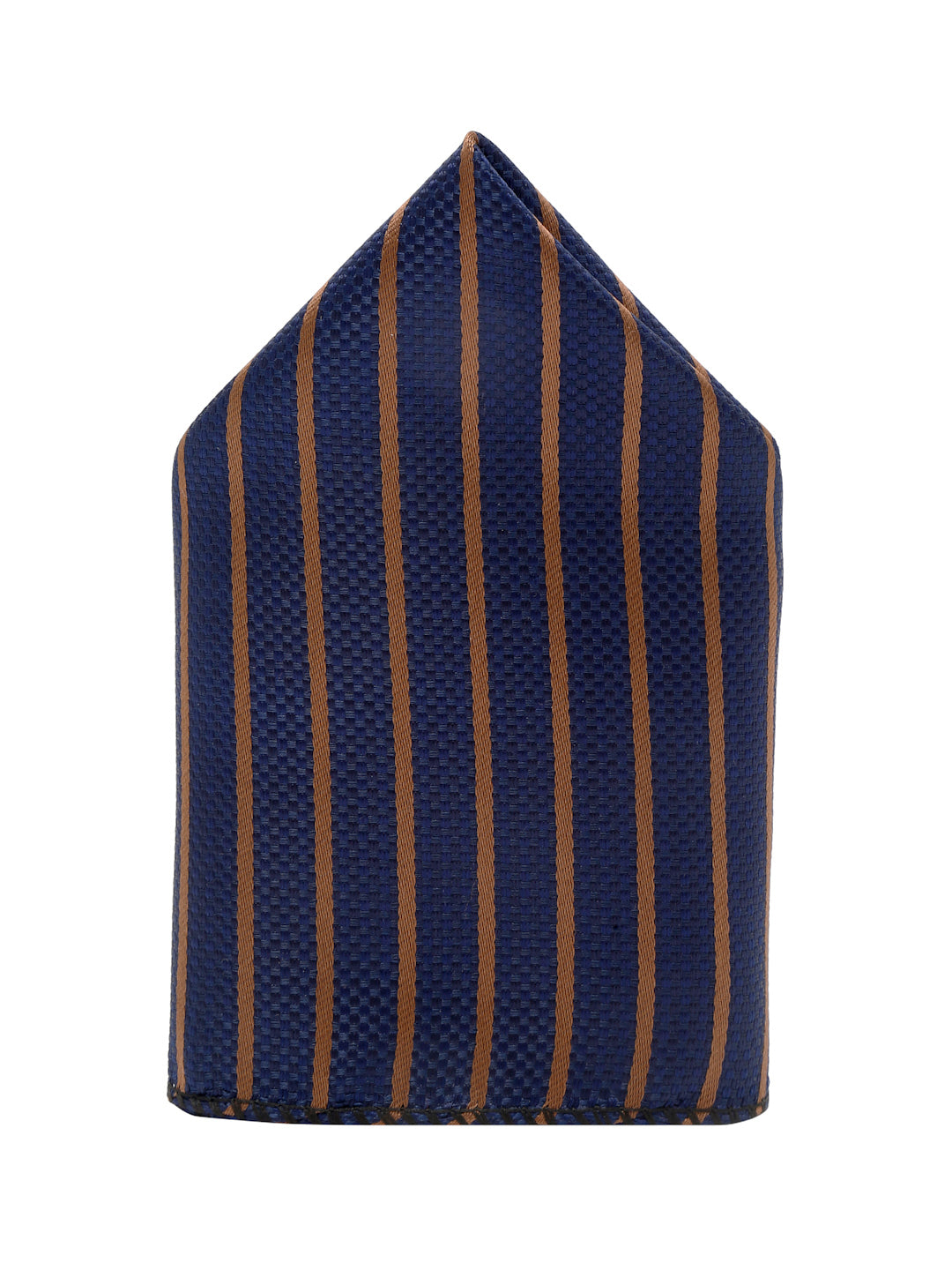 Royal Blue Italian Silk Necktie Set Pocket Square Golden Tiepin