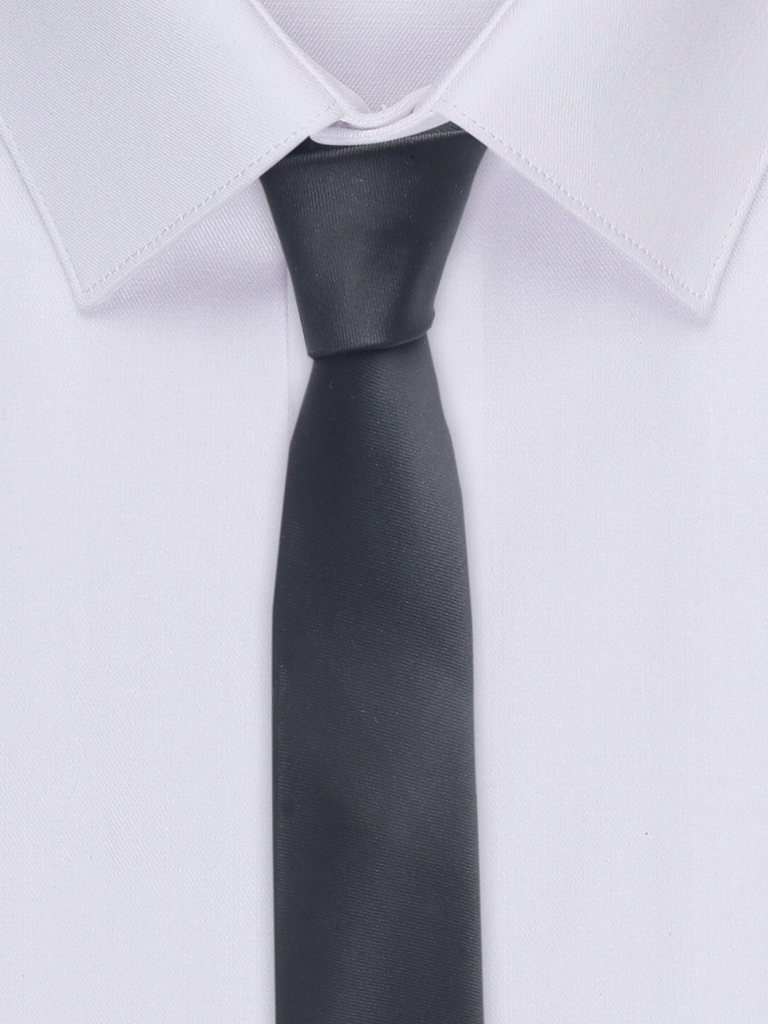 Devils Black Luxury Italian Silk Necktie Set With Pocket Square Gold Tie pin