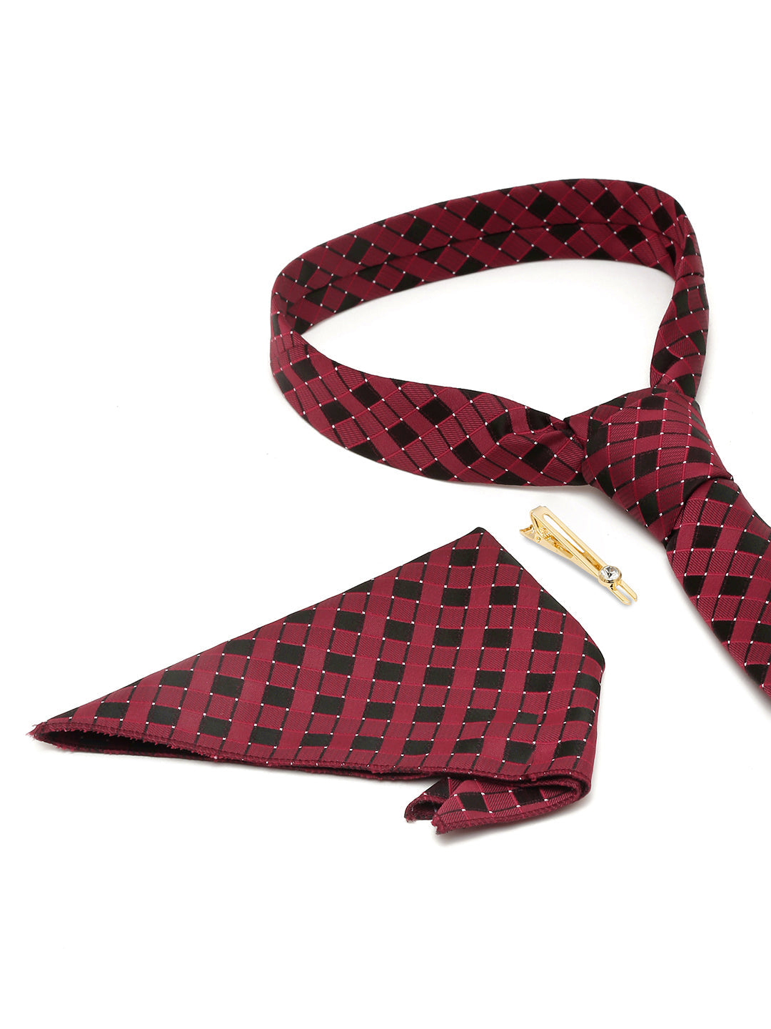 Admiral Rosewood Luxury Italian Silk Necktie Set