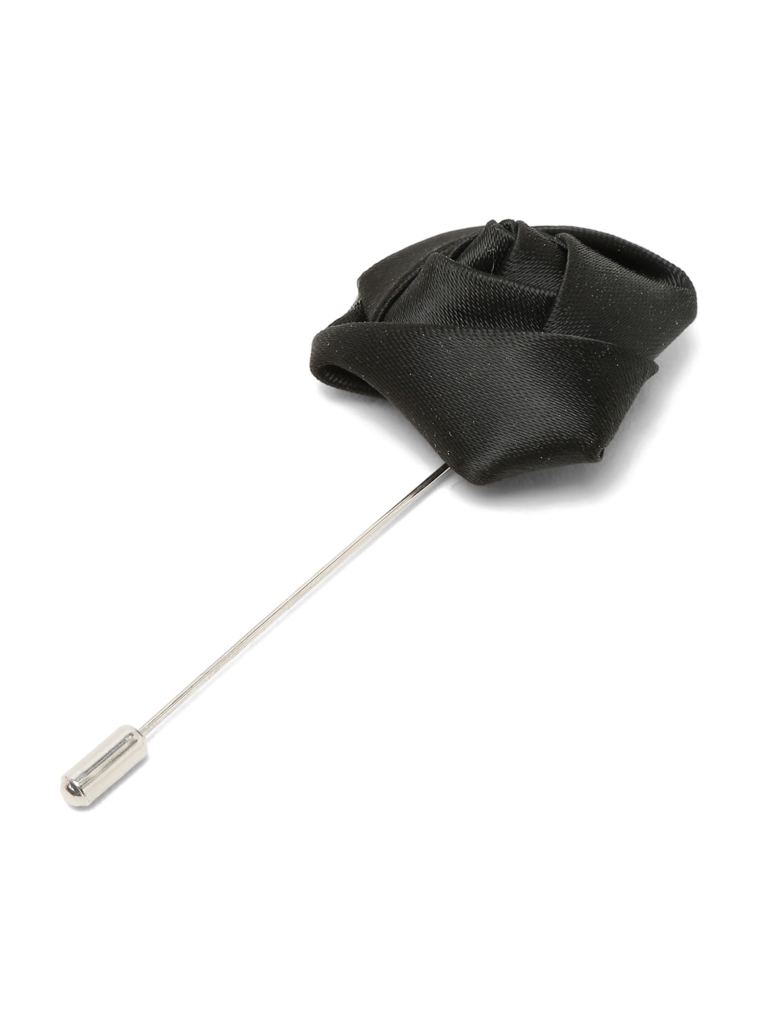 Coral Luxury Italian Silk Necktie Set With Pocket Square Cufflinks Brooch Chrome Tie pin